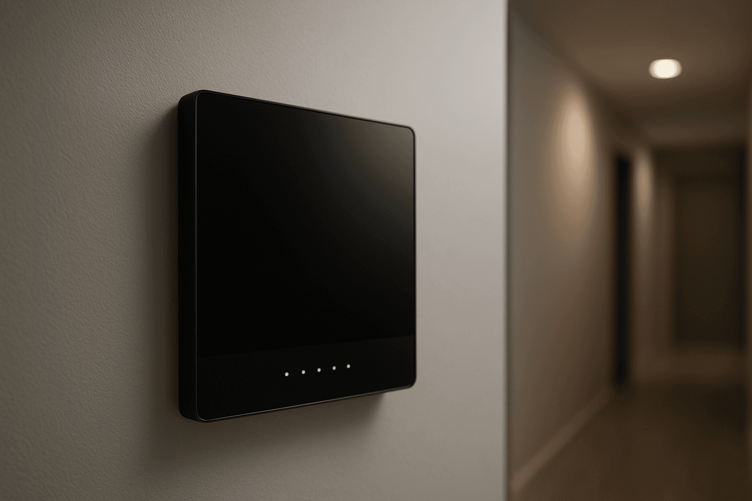 Duvara monteli modern alarm kontrol paneli